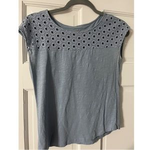 Loft womens blue top